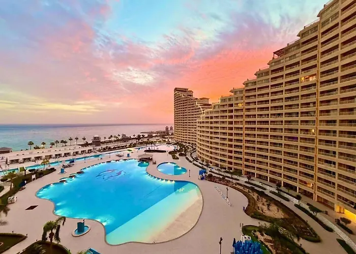 شقة Porto Sokhna Pyramids Family Sea View *
